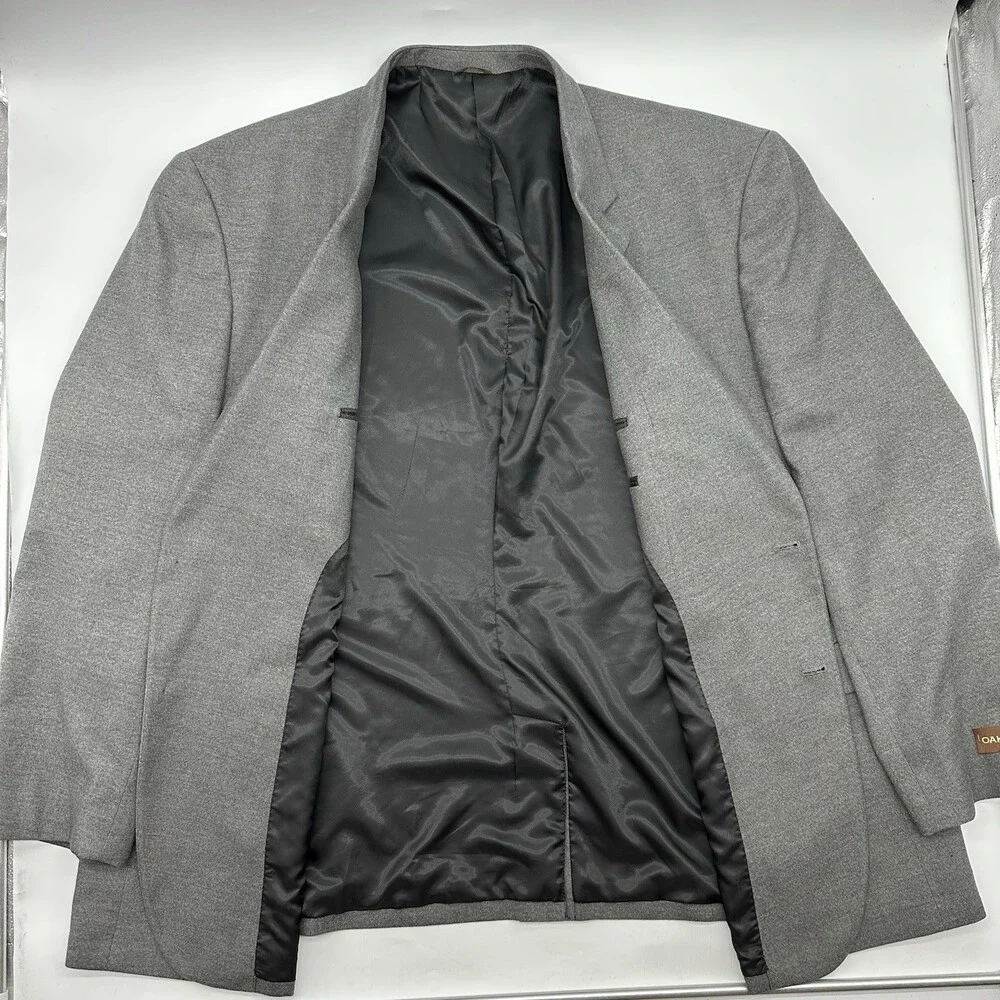 Oak Hill Men's Big & Tall Size 4XLT 58/60 Gray Sport Coat Blazer Jacket NWOT